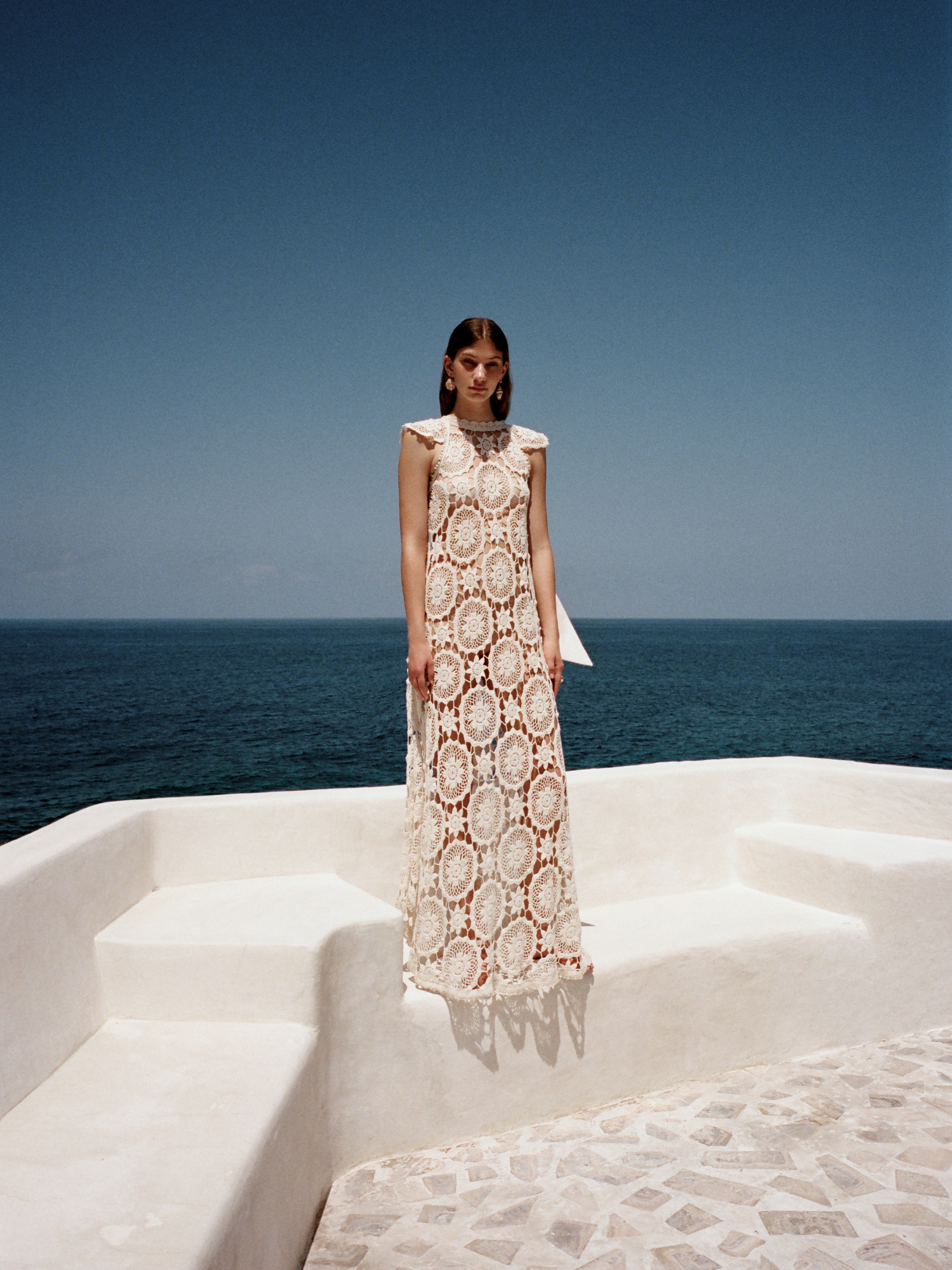 eliou lace dress Paula Dress White Baroque / L