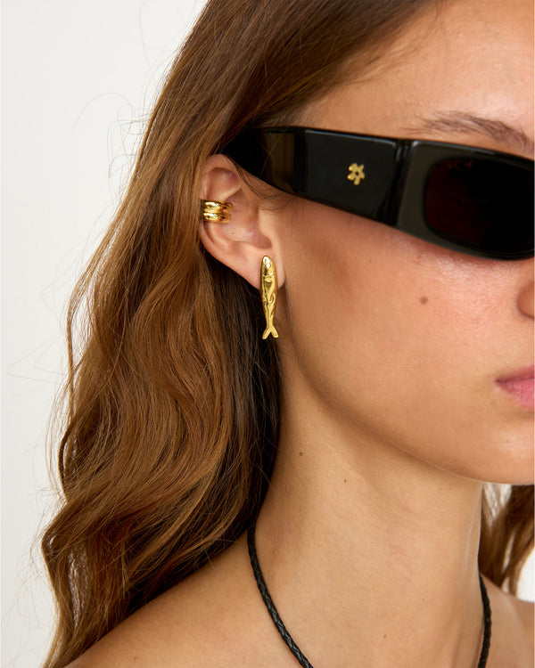 Sardine and Fishbone  Earrings