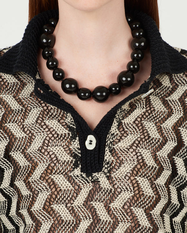 froo*gal: Louis Vuitton Knock Off Fabric Bead Necklace