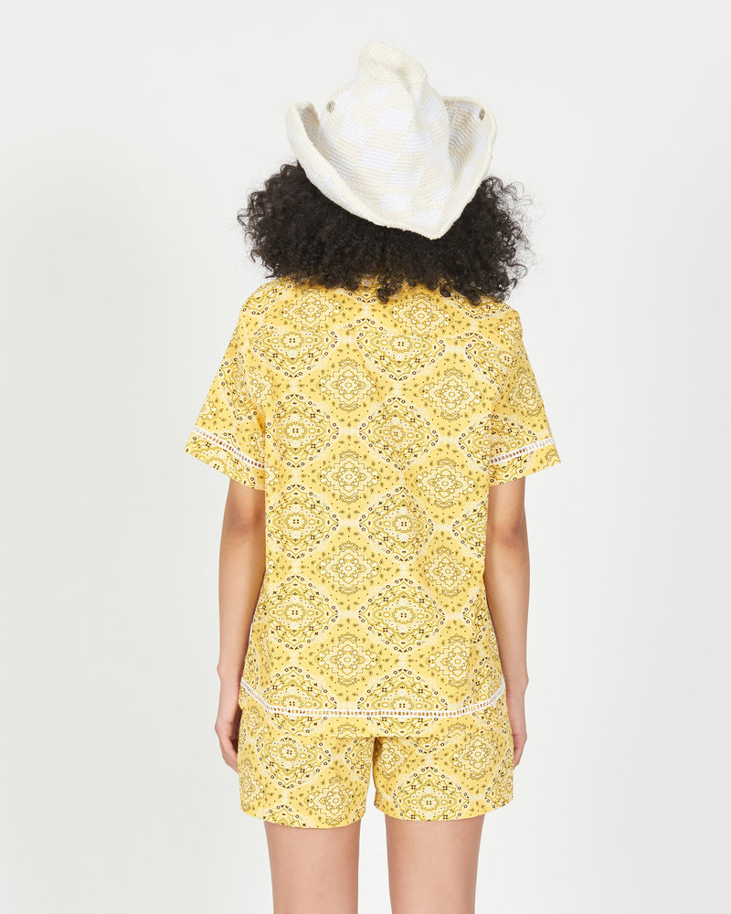 Joao Patchwork Button-Down
