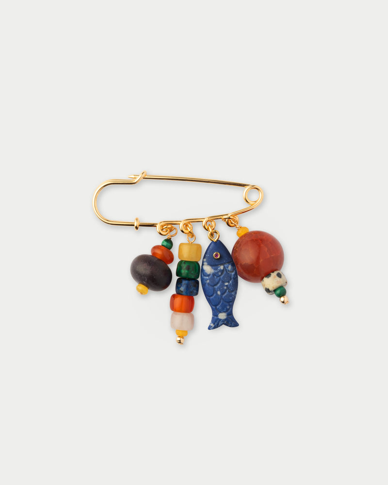 Fish Bait Brooch