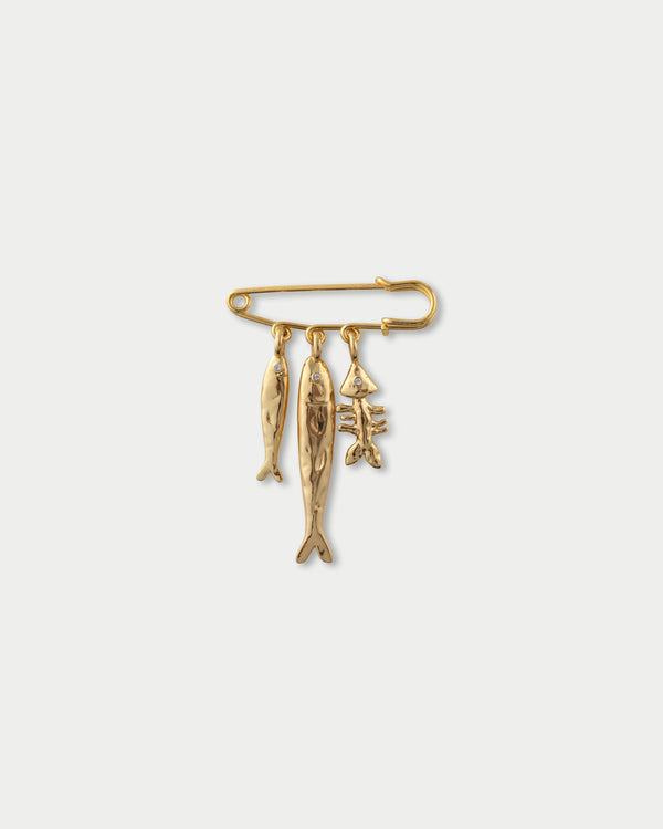 Sardine Brooch