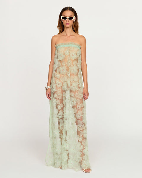chiffon lace beach wedding dress Beach Wedding Dress #1433 main image 1