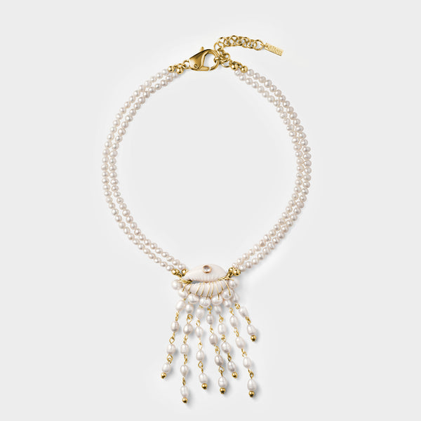 小松菜奈さん着用　SHOOP 21ss EX.PEARL NECKLACE Mikimoto 40